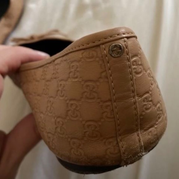 GUC- Gucci Ballerina Flats in Nude- Size 40 - Picture 7 of 7